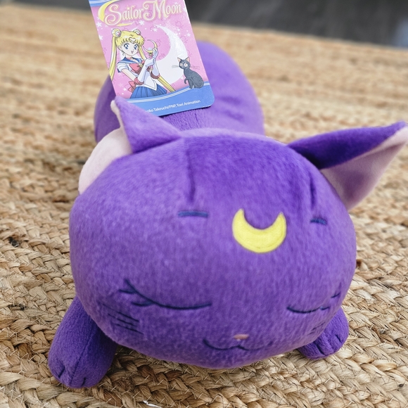 Sailor Moon Other - Sailor Moon Purple Cat Stuffed Animal